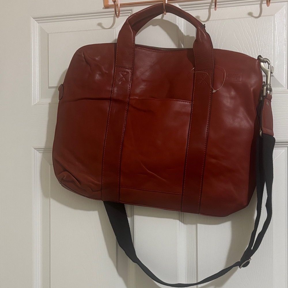 The Jack Spade Mill Leather Davis Brief /messengerbag